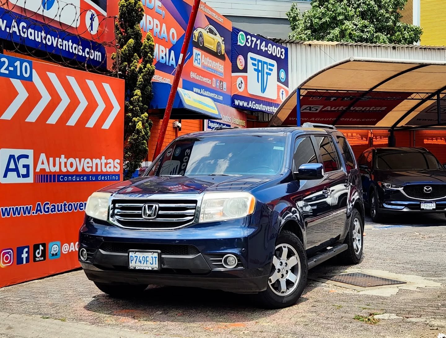 HONDA PILOT EX-L 4WD DE AGENCIA M.2012