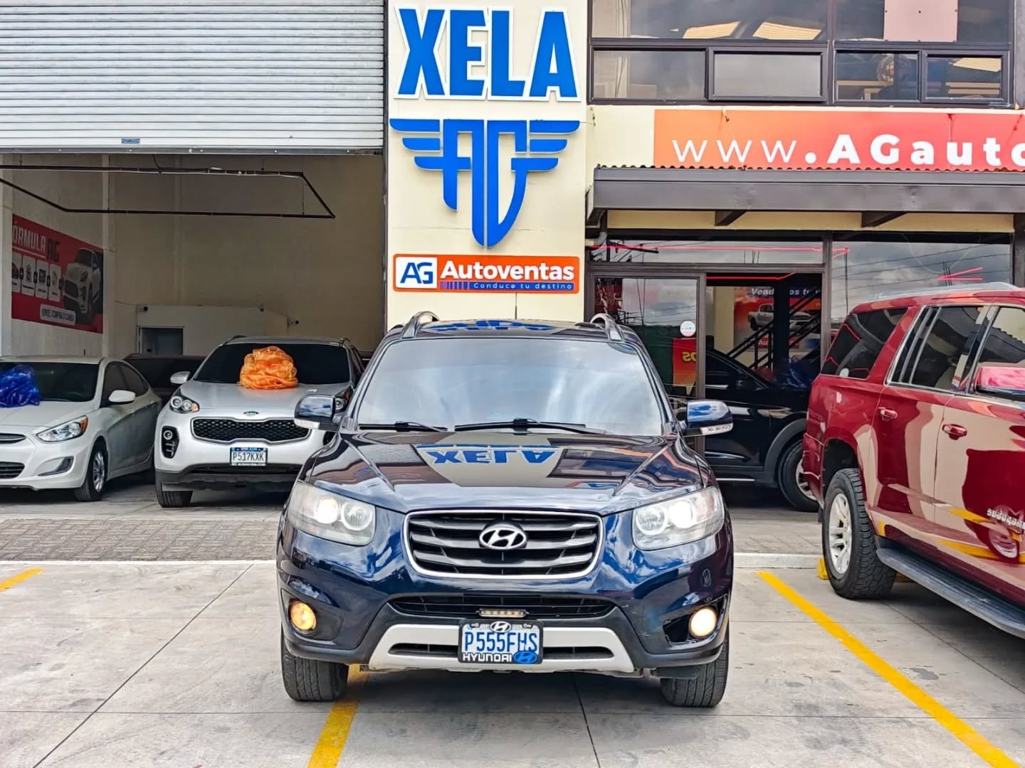 HYUNDAI SANTA FE GLS DE AGENCIA  BLINDAJE 3 PLUS M.2012